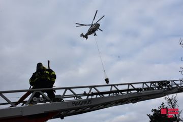 "EuroHome”da yanğının söndürülməsinə təyyarə və 3 helikopter cəlb olunub - YENİLƏNİB-4 - FOTOSESSİYA - VİDEO