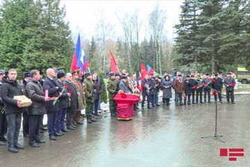 II Dünya müharibəsində həlak olan azərbaycanlı əsgər Bryansk fəxri xiyabanında dəfn olunub - REPORTAJ