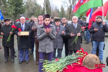 II Dünya müharibəsində həlak olan azərbaycanlı əsgər Bryansk fəxri xiyabanında dəfn olunub - REPORTAJ