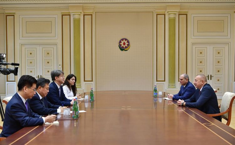 President Ilham Aliyev received delegation led by commissioner of Statistics Korea - UPDATED