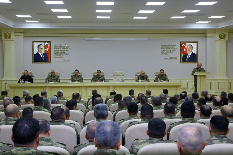 Azerbaijani defence Minister gives instructions in regard with the fulfillment of the main tasks 