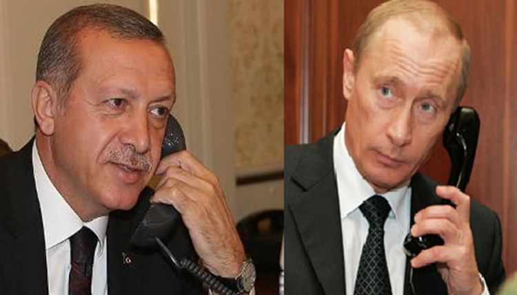 Ərdoğanla Putin arasında telefon danışığı olub