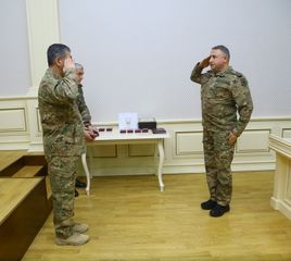 Zakir Həsənov qoşunların döyüş qabiliyyətinin artırılması məqsədilə tapşırıqlarını verib