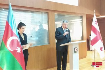 Tbilisidə Heydər Əliyevin anım günü qeyd edilib - FOTO