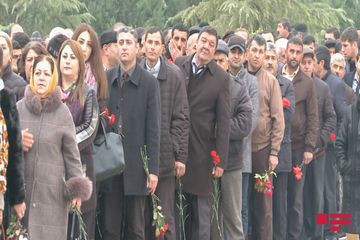 Ağdamda Heydər Əliyevin anım günü qeyd olunur - FOTOSESSİYA