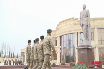 Ağdamda Heydər Əliyevin anım günü qeyd olunur - FOTOSESSİYA