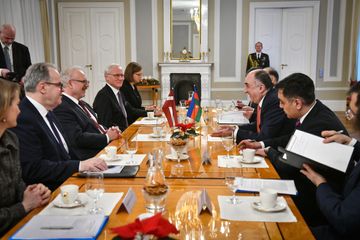 Elmar Məmmədyarov Latviya Prezidenti ilə Dağlıq Qarabağ münaqişəsini müzakirə edib - YENİLƏNİB