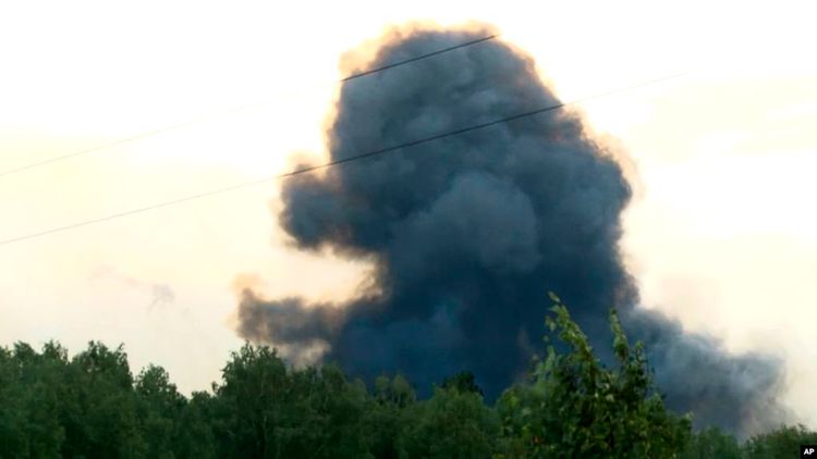 Открытое горение на складе в России ликвидировано - ОБНОВЛЕНО-1
