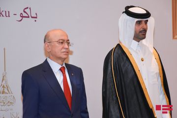 Qətərin Milli Günü münasibətilə rəsmi qəbul təşkil edilib - FOTOSESSİYA