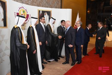 Qətərin Milli Günü münasibətilə rəsmi qəbul təşkil edilib - FOTOSESSİYA