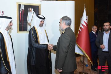 Qətərin Milli Günü münasibətilə rəsmi qəbul təşkil edilib - FOTOSESSİYA