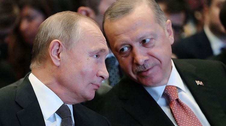Эрдоган и Путин обсудили по телефону ситуацию в Сирии и Ливии