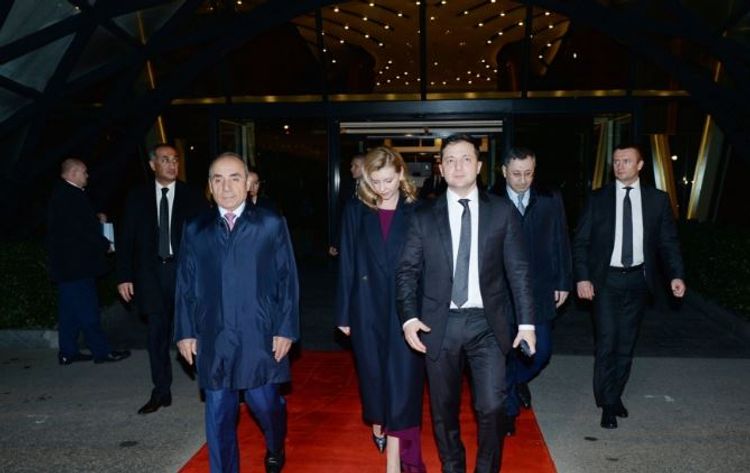President of Ukraine ends visit to Azerbaijan
