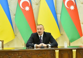Azərbaycan və Ukrayna prezidentləri mətbuata bəyanatlarla çıxış ediblər - YENİLƏNİB