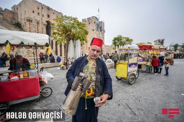 Müharibənin xarabalığa çevirdiyi Hələb: Nəsiminin məzarından REPORTAJ