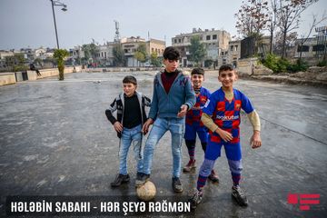 Müharibənin xarabalığa çevirdiyi Hələb: Nəsiminin məzarından REPORTAJ