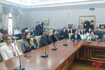 Tbilisidə Azərbaycan dilinə həsr edilmiş “Ana dilim” layihəsinin təqdimatı keçirilib - FOTO
