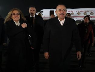 Türkiyə Xarici İşlər naziri Gürcüstanda rəsmi səfərdədir