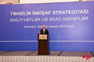 YAP-ın təşkilatçılığı ilə “Təhsilin inkişaf strategiyası: nailiyyətlər və əsas hədəflər” mövzusunda konfrans keçirilib