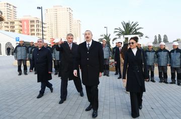 İlham Əliyev Bakı Ağ Şəhərdə mərkəzi bulvar küçəsinin açılışında iştirak edib - YENİLƏNİB