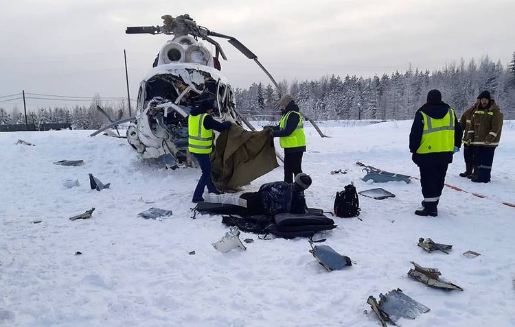Rusiyada helikopterin sərt eniş etməsi nəticəsində 16 nəfər xəsarət alıb