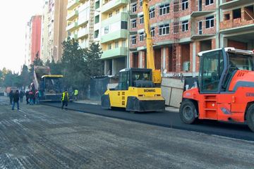Xırdalanın yol infrastrukturu yenilənir