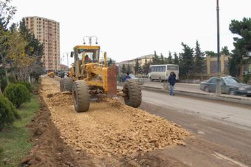 Xırdalanın yol infrastrukturu yenilənir