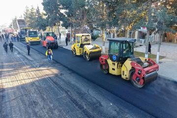 Xırdalanın yol infrastrukturu yenilənir