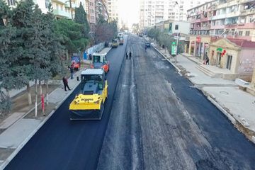 Xırdalanın yol infrastrukturu yenilənir