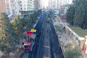 Xırdalanın yol infrastrukturu yenilənir