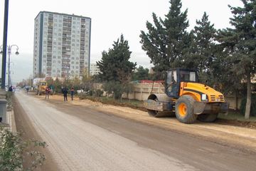 Xırdalanın yol infrastrukturu yenilənir