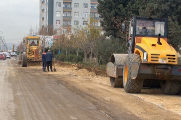Xırdalanın yol infrastrukturu yenilənir