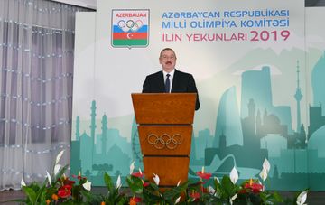 Azərbaycan Prezidenti İlham Əliyev 2019-cu ilin idman yekunlarına həsr olunan mərasimdə iştirak edib - YENİLƏNİB