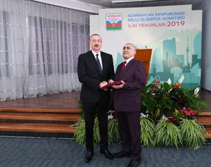 Azərbaycan Prezidenti İlham Əliyev 2019-cu ilin idman yekunlarına həsr olunan mərasimdə iştirak edib - YENİLƏNİB