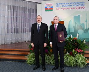Azərbaycan Prezidenti İlham Əliyev 2019-cu ilin idman yekunlarına həsr olunan mərasimdə iştirak edib - YENİLƏNİB