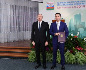 Azərbaycan Prezidenti İlham Əliyev 2019-cu ilin idman yekunlarına həsr olunan mərasimdə iştirak edib - YENİLƏNİB