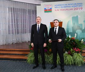 Azərbaycan Prezidenti İlham Əliyev 2019-cu ilin idman yekunlarına həsr olunan mərasimdə iştirak edib - YENİLƏNİB