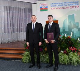 Azərbaycan Prezidenti İlham Əliyev 2019-cu ilin idman yekunlarına həsr olunan mərasimdə iştirak edib - YENİLƏNİB