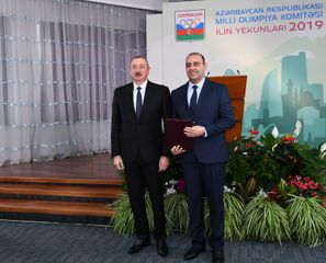 Azərbaycan Prezidenti İlham Əliyev 2019-cu ilin idman yekunlarına həsr olunan mərasimdə iştirak edib - YENİLƏNİB
