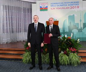 Azərbaycan Prezidenti İlham Əliyev 2019-cu ilin idman yekunlarına həsr olunan mərasimdə iştirak edib - YENİLƏNİB
