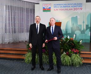 Azərbaycan Prezidenti İlham Əliyev 2019-cu ilin idman yekunlarına həsr olunan mərasimdə iştirak edib - YENİLƏNİB