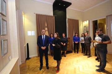 Nazir Cəlil Məmmədquluzadənin ev muzeyinin təmirdən sonrakı vəziyyəti ilə tanış olub