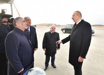 Prezident İlham Əliyev Bakı-Quba-Rusiya Federasiyası yolunun tikintisi ilə tanış olub  - YENİLƏNİB