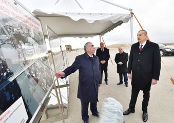 Prezident İlham Əliyev Bakı-Quba-Rusiya Federasiyası yolunun tikintisi ilə tanış olub  - YENİLƏNİB