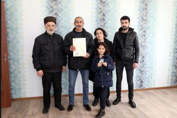 Şəhid ailələrinə və Qarabağ müharibəsi əlillərinə daha 36 mənzil verilib