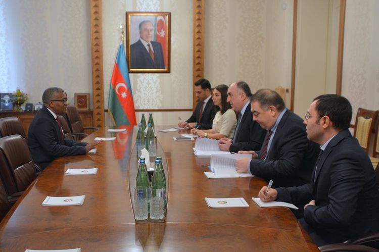 Azerbaijani FM receives Ambassador of Republic of Sudan upon termination of his diplomatic tenure