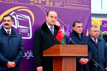 “Xaliq Faiqoğlu” Bakıya yeni gətirilmiş müasir avtobusları təqdim edib