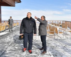 Prezident İlham Əliyev və Mehriban Əliyeva “Şahdağ” Turizm Mərkəzində görülən işlərlə tanış olublar  - YENİLƏNİB