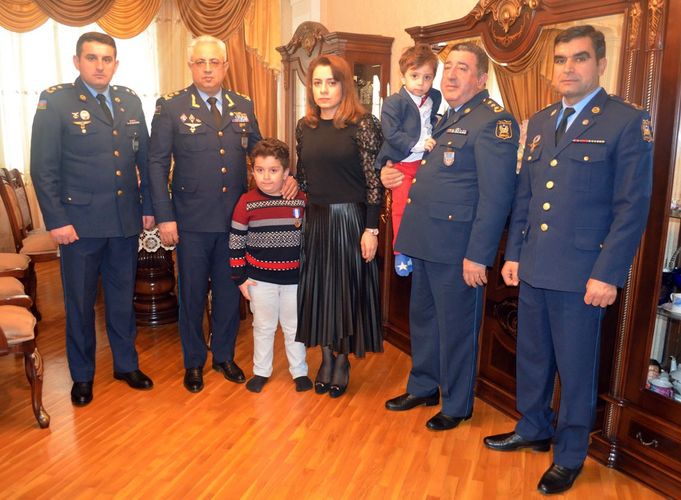 Medal "For Courage" presented to the family of military pilot Rashad Atakishiyev