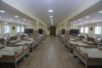 Müdafiə naziri Azərbaycan Ali Hərbi Məktəbinin yeni kursant yataqxanasının açılışında iştirak edib